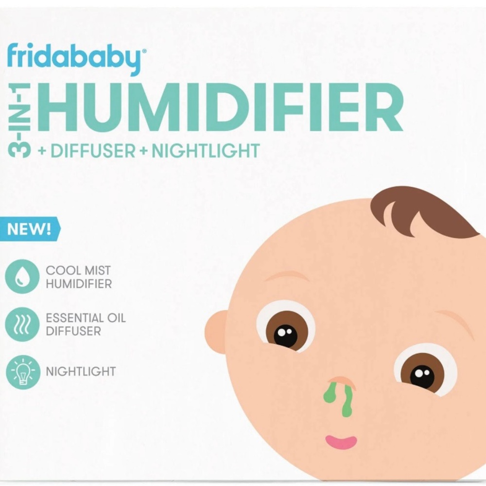 Fridababy 3-in-1 Humidifier with Diffuser and Nightlight - White